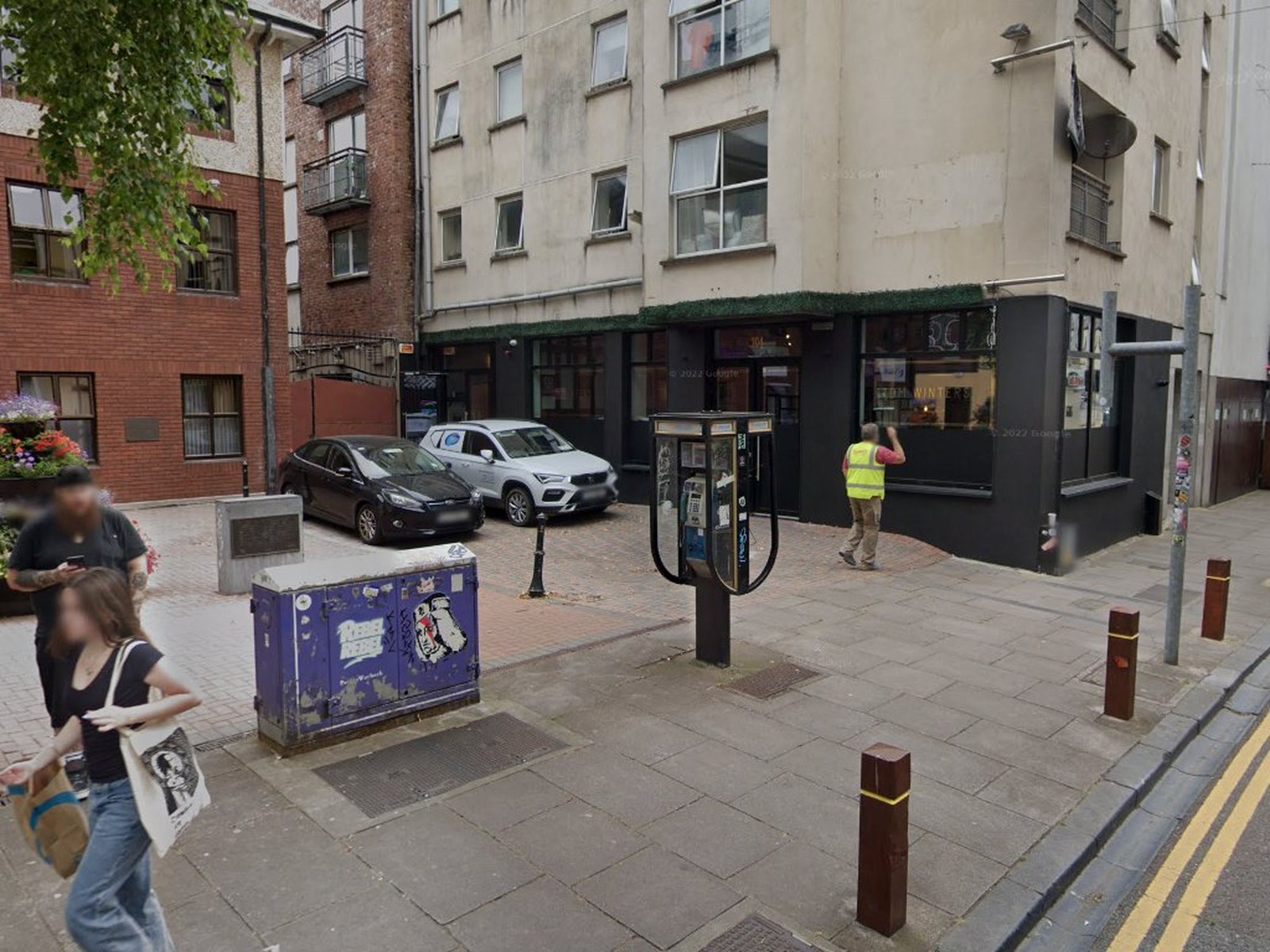 The Tom Winters Barbers shopfront at 104 North Main Street, Cork